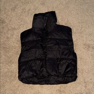 Black Puffer Vest